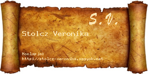 Stolcz Veronika névjegykártya