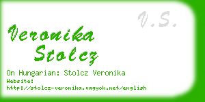 veronika stolcz business card